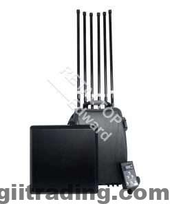 Backpack drone shielding device, drone signal jammer