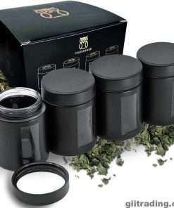 Matte Black Viewing Jars-tic