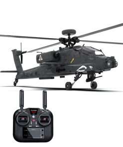 Apache Scale Heli Copter Electric RC Helicopter with GPS 3D6G Dual Axis Gyro Brushless FPV 5.8G Camera RTF